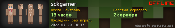 Юзербар 560x90 для sckgamer