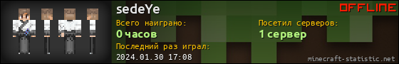 Юзербар 560x90 для sedeYe