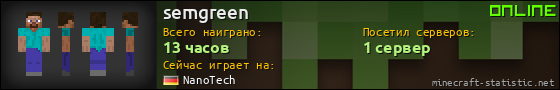 Юзербар 560x90 для semgreen