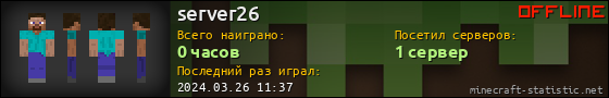 Юзербар 560x90 для server26