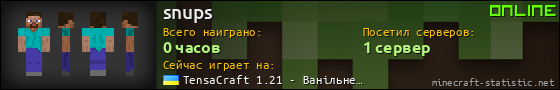 Юзербар 560x90 для snups