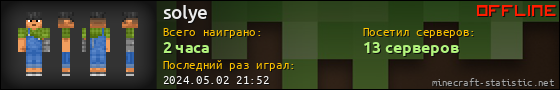 Юзербар 560x90 для solye