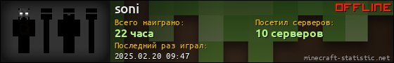 Юзербар 560x90 для soni