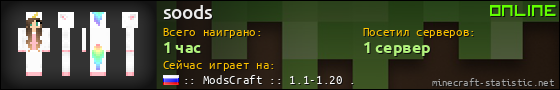 Юзербар 560x90 для soods