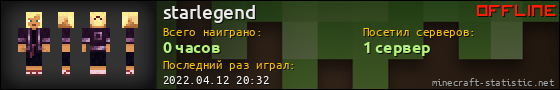 Юзербар 560x90 для starlegend