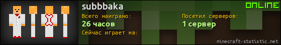 Юзербар 560x90 для subbbaka