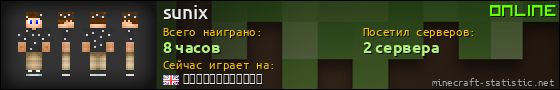 Юзербар 560x90 для sunix