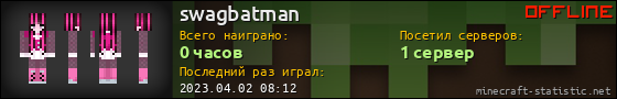 Юзербар 560x90 для swagbatman