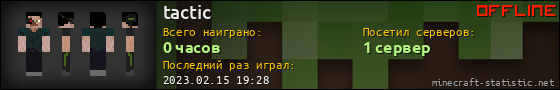 Юзербар 560x90 для tactic