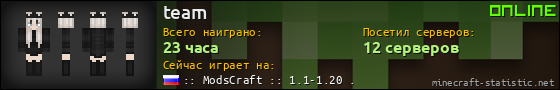 Юзербар 560x90 для team