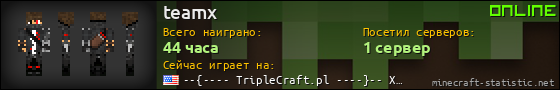 Юзербар 560x90 для teamx