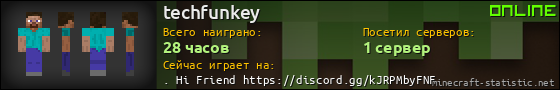 Юзербар 560x90 для techfunkey