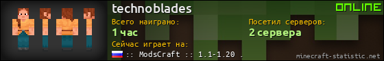 Юзербар 560x90 для technoblades