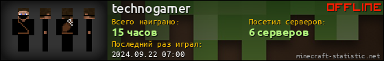 Юзербар 560x90 для technogamer