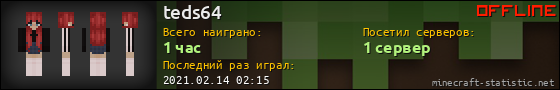Юзербар 560x90 для teds64