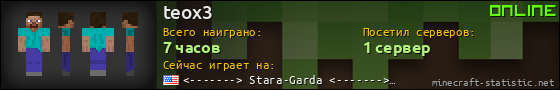 Юзербар 560x90 для teox3