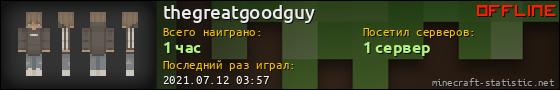 Юзербар 560x90 для thegreatgoodguy