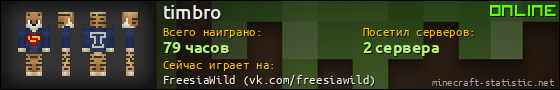 Юзербар 560x90 для timbro