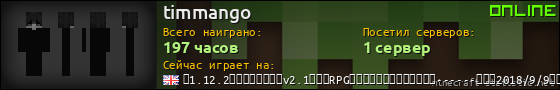 Юзербар 560x90 для timmango