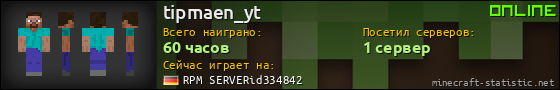 Юзербар 560x90 для tipmaen_yt