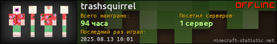 Юзербар 560x90 для trashsquirrel
