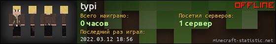 Юзербар 560x90 для typi