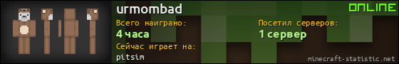 Юзербар 560x90 для urmombad