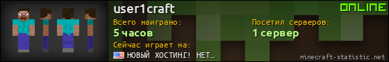 Юзербар 560x90 для user1craft