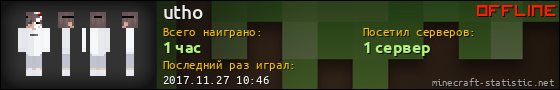 Юзербар 560x90 для utho
