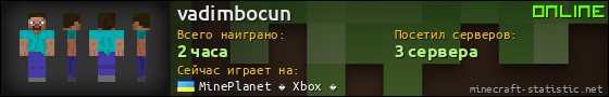 Юзербар 560x90 для vadimbocun