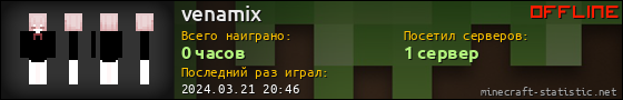 Юзербар 560x90 для venamix