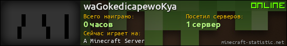 Юзербар 560x90 для waGokedicapewoKya
