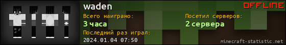 Юзербар 560x90 для waden