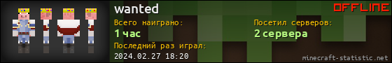Юзербар 560x90 для wanted