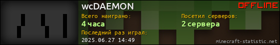 Юзербар 560x90 для wcDAEMON