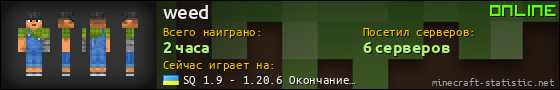 Юзербар 560x90 для weed