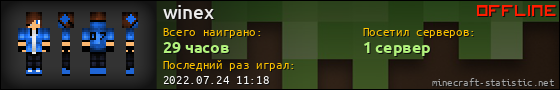 Юзербар 560x90 для winex