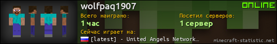 Юзербар 560x90 для wolfpaq1907