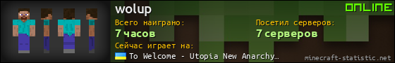 Юзербар 560x90 для wolup