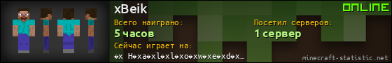 Юзербар 560x90 для xBeik