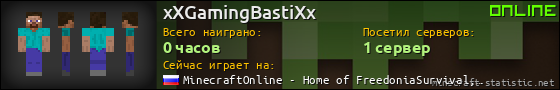 Юзербар 560x90 для xXGamingBastiXx