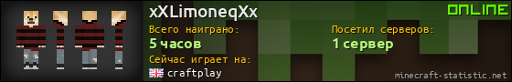 Юзербар 560x90 для xXLimoneqXx