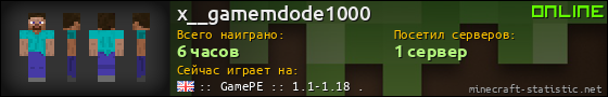 Юзербар 560x90 для x__gamemdode1000