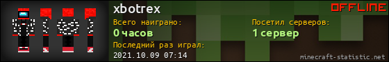 Юзербар 560x90 для xbotrex