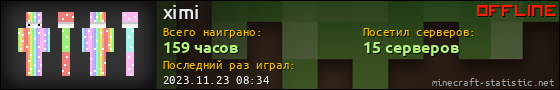 Юзербар 560x90 для ximi