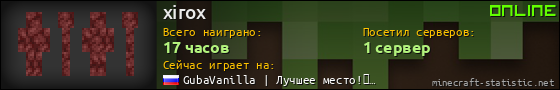 Юзербар 560x90 для xirox