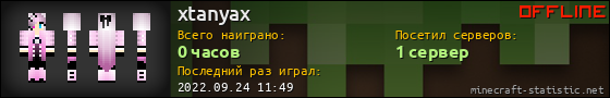 Юзербар 560x90 для xtanyax