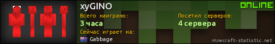 Юзербар 560x90 для xyGINO