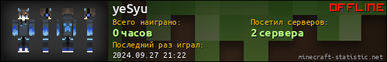 Юзербар 560x90 для yeSyu