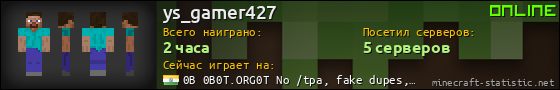 Юзербар 560x90 для ys_gamer427